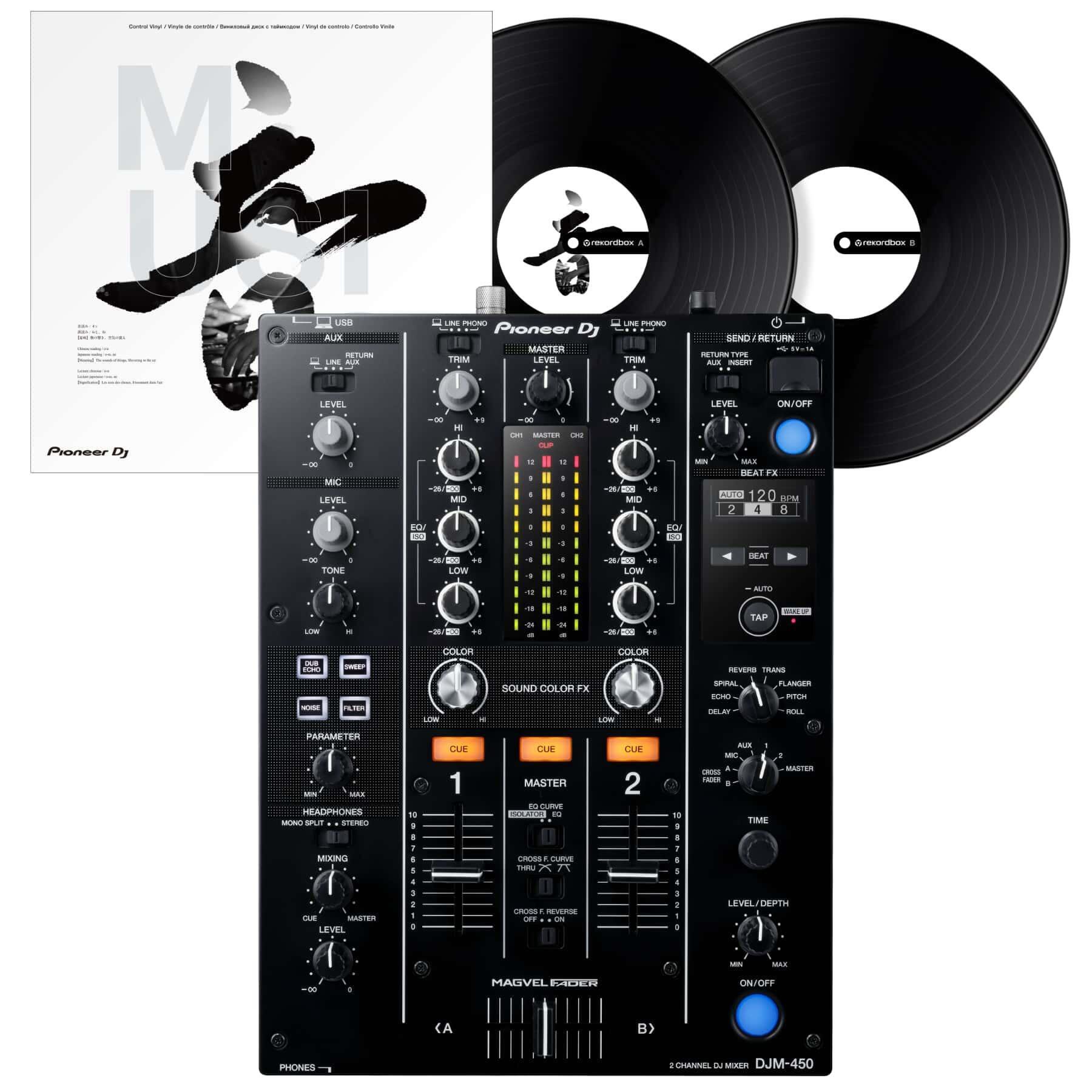 Pioneer DJ DJM-450 rekordbox DVS package