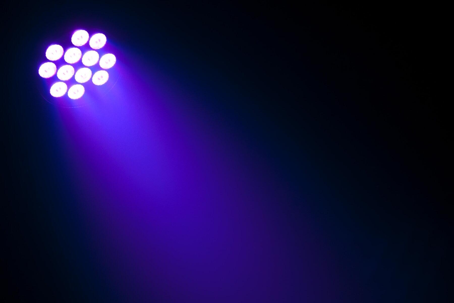 Chauvet DJ SlimPAR T12BT effect close up purple