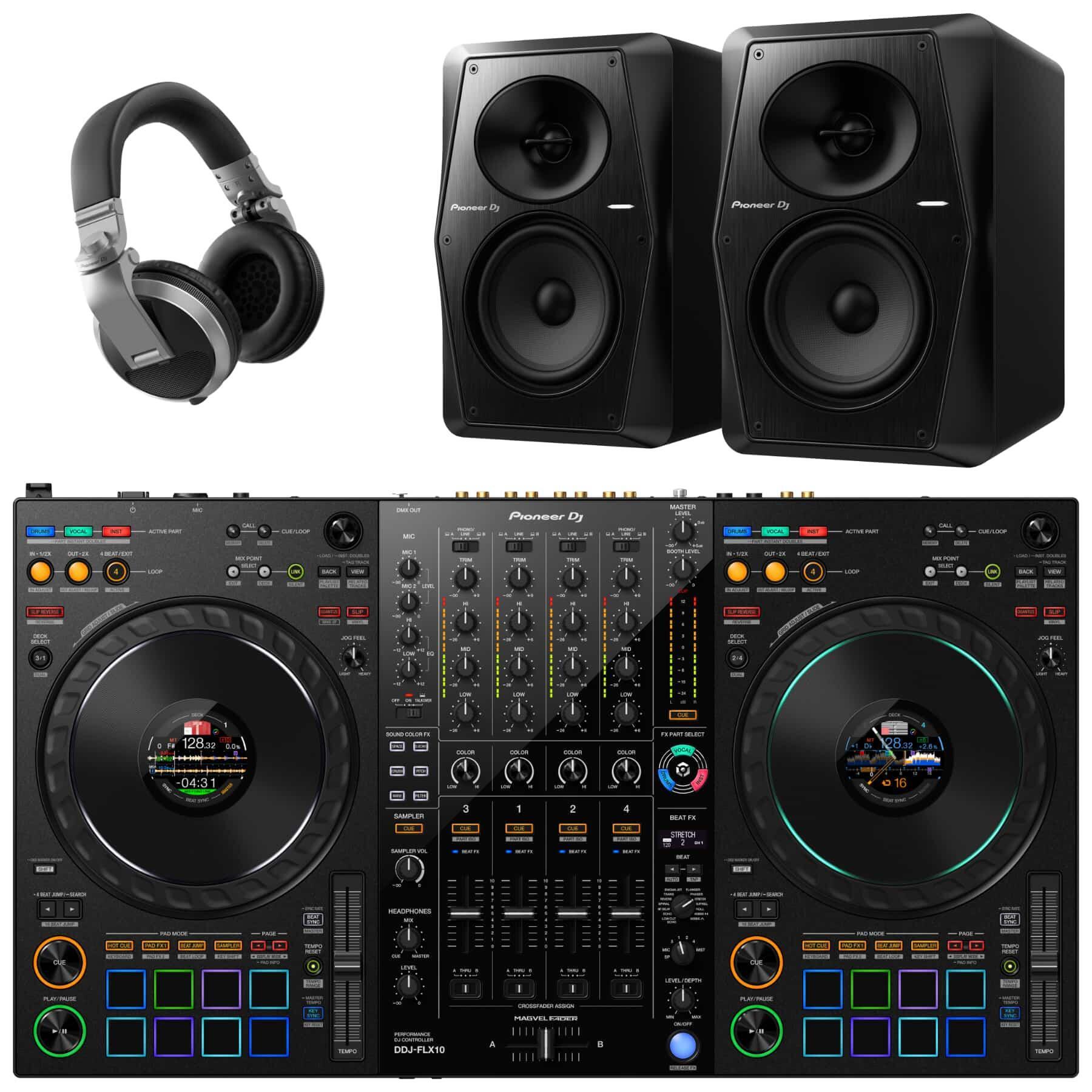 Pioneer DJ DDJ-FLX10 & VM-50 Bundle