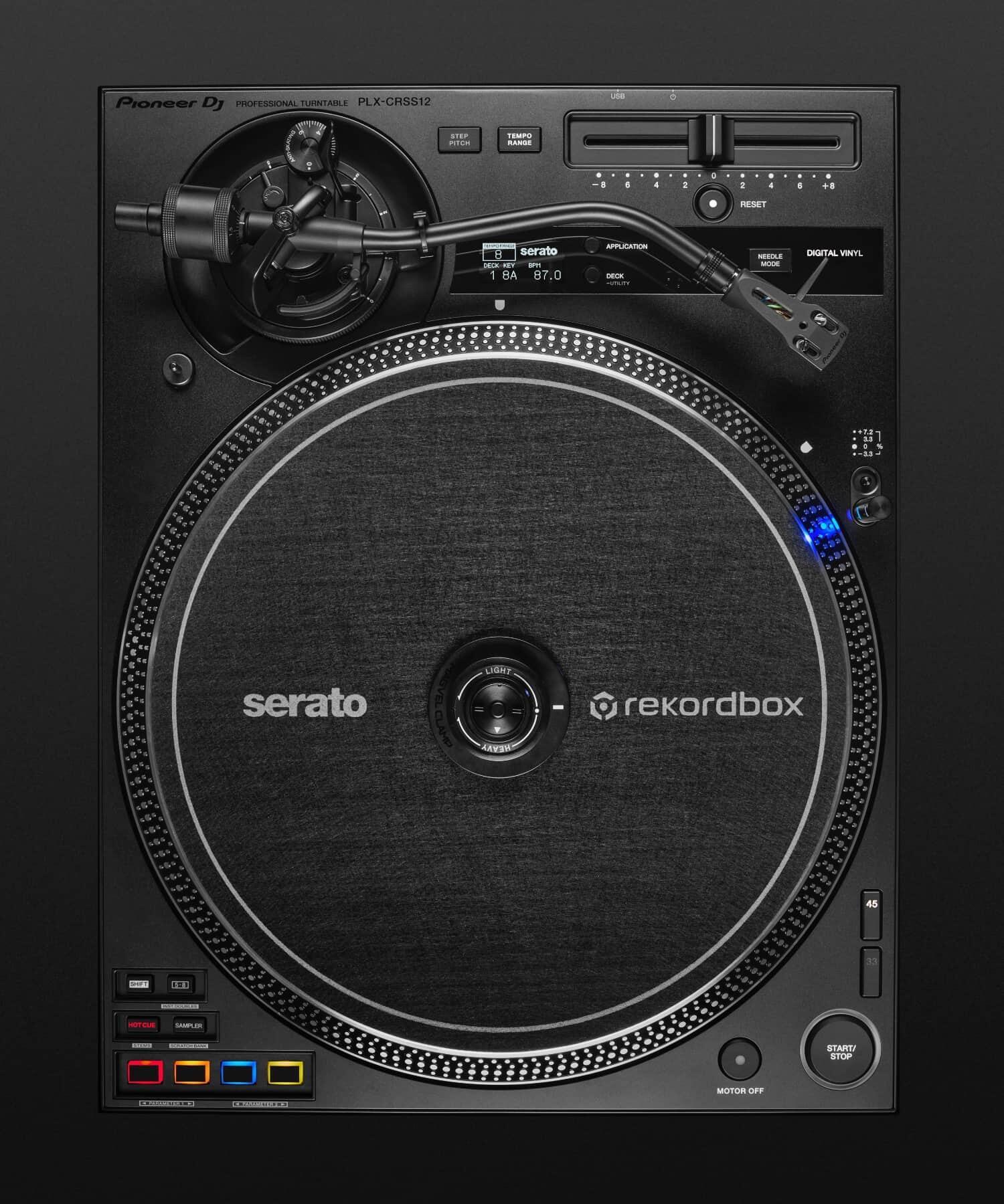 Pioneer DJ PLX-CRSS12 Hybrid Turntable photo top