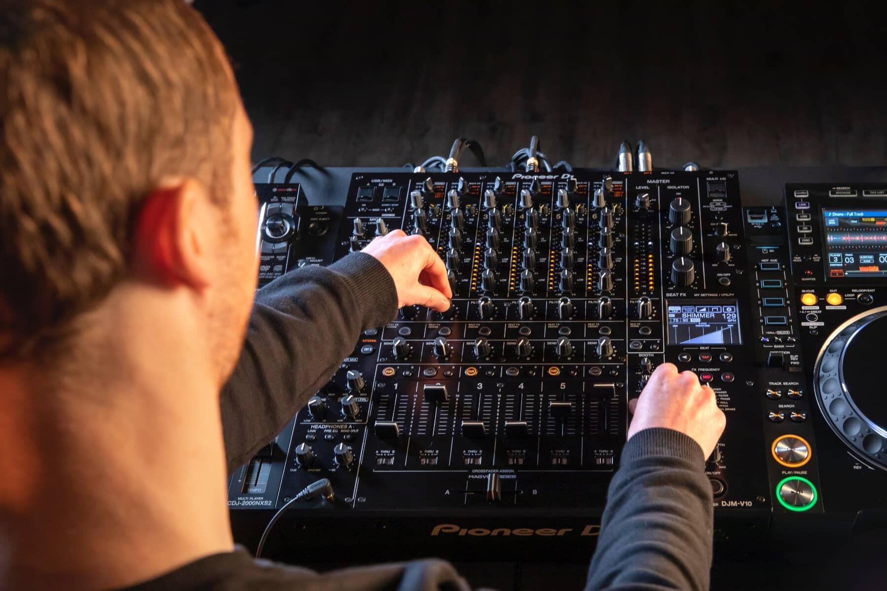 Pioneer DJ DJM-V10 6-channel DJ Mixer lifestyle image 4