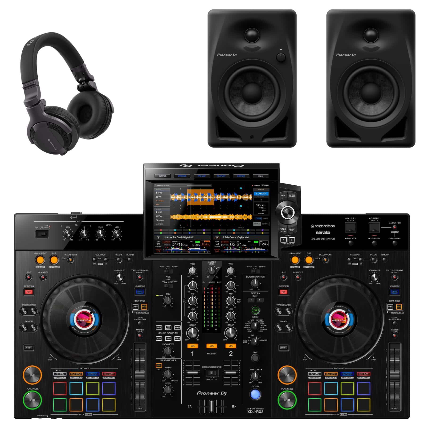 Pioneer DJ XDJ-RX3 & DM-40D Package