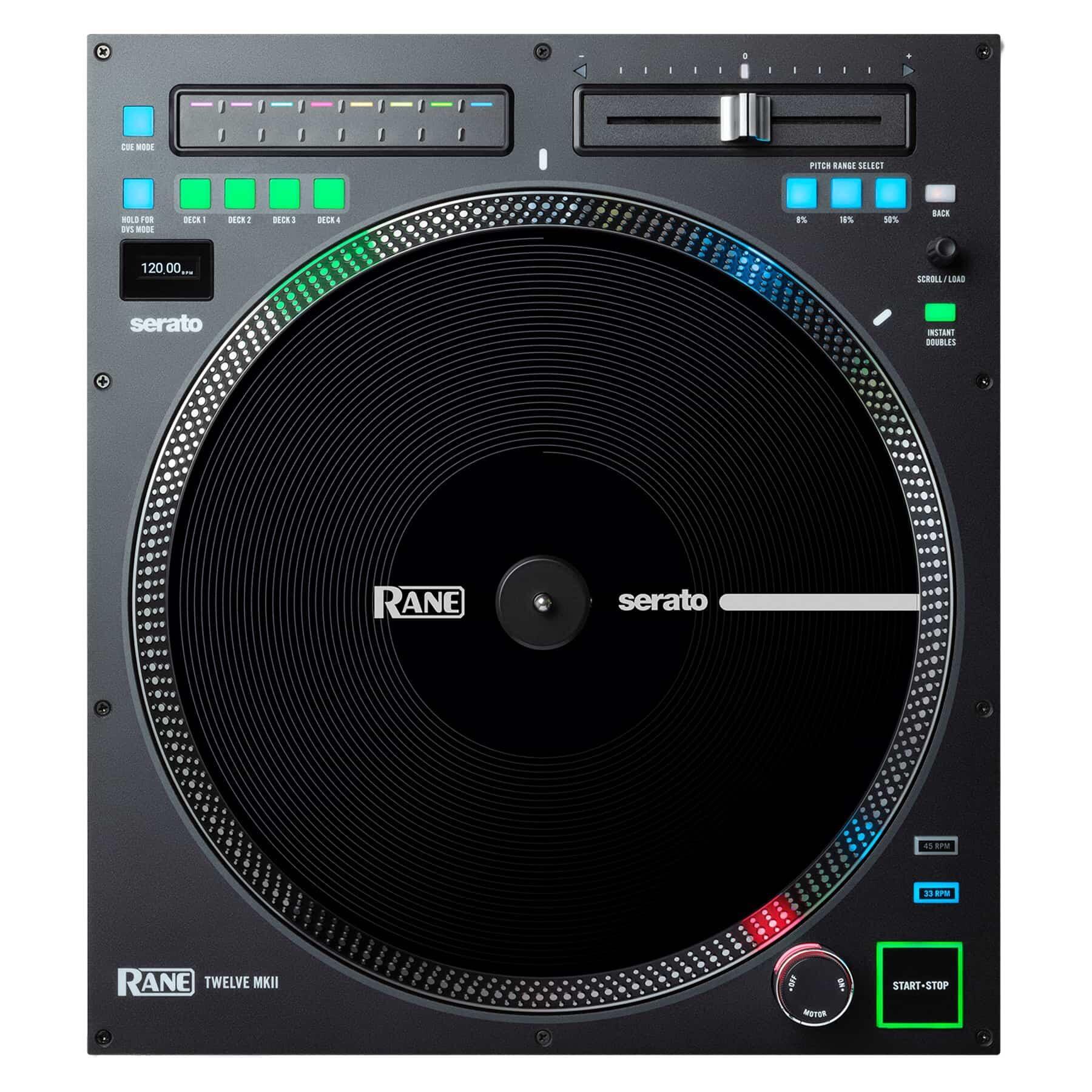 RANE TWELVE MKII 12" Motorised Turntable Controller top