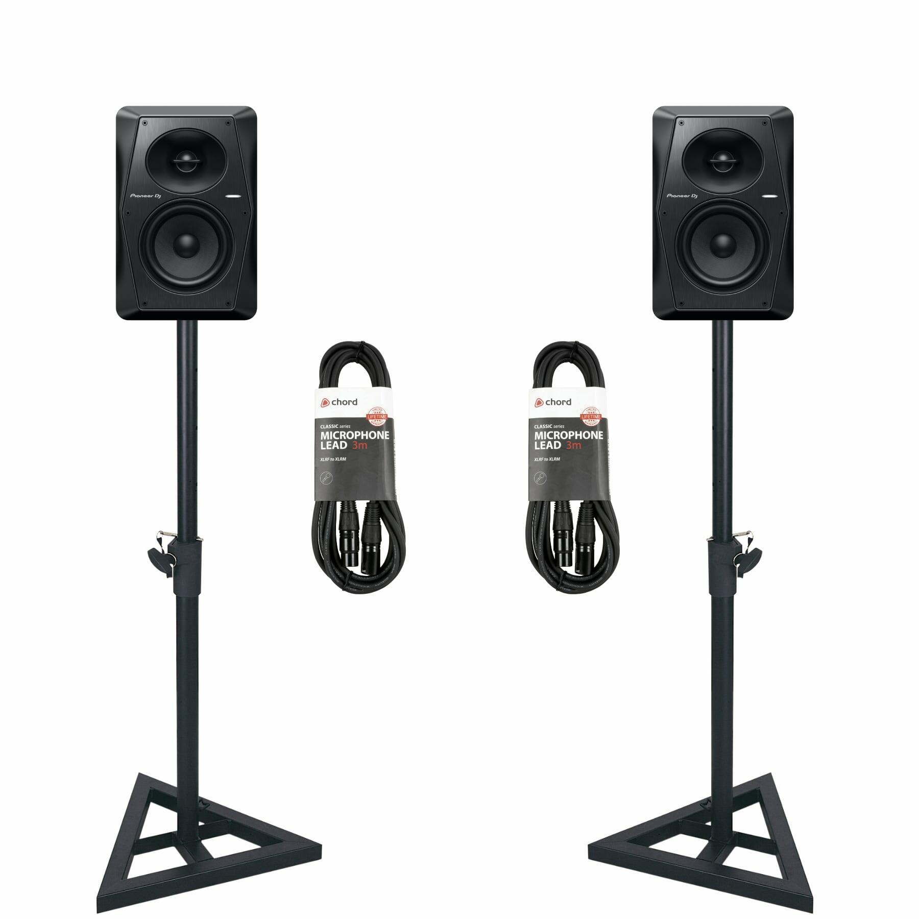 Pioneer DJ VM-50 with floor stands