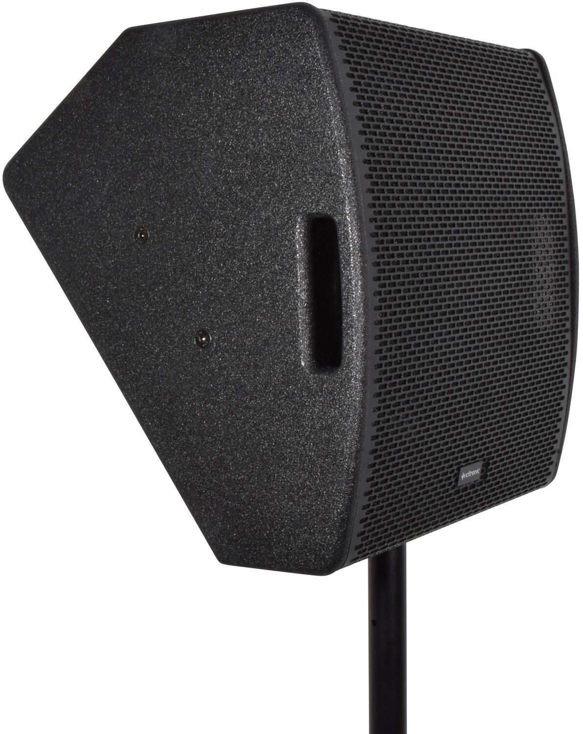 Citronic CM12A Active Wedge Speaker on pole side