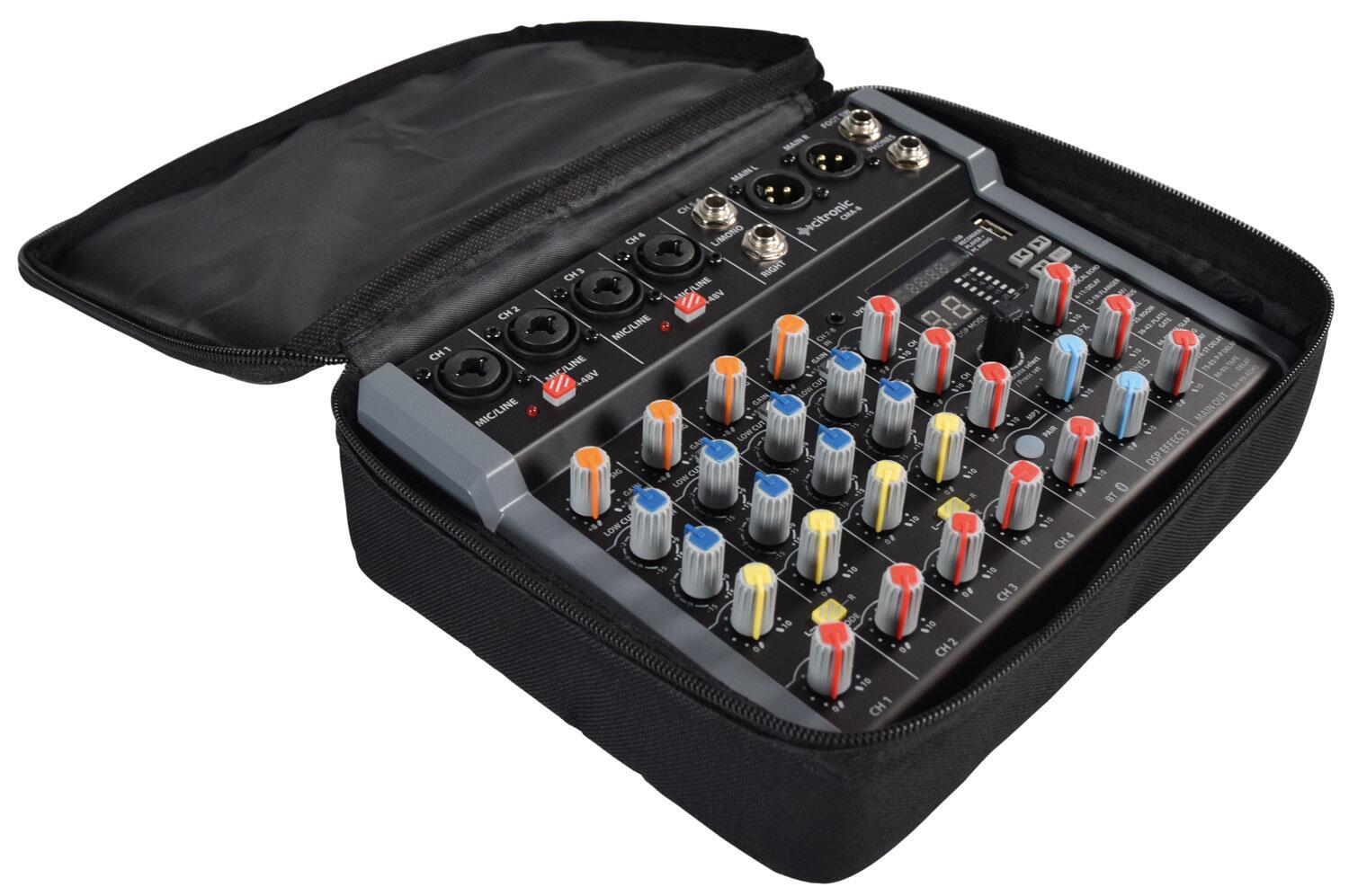 Citronic CMA-8 Compact Mixer with DSP FX and BT/USB in bag