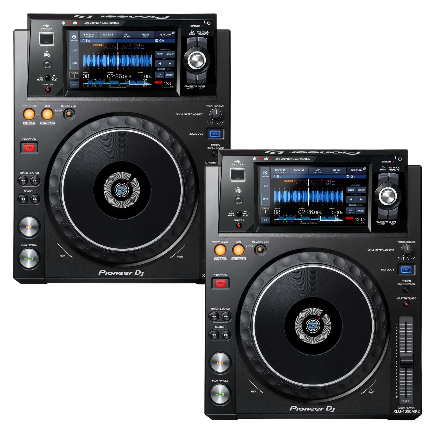 Pioneer DJ XDJ-1000MK2 Pair