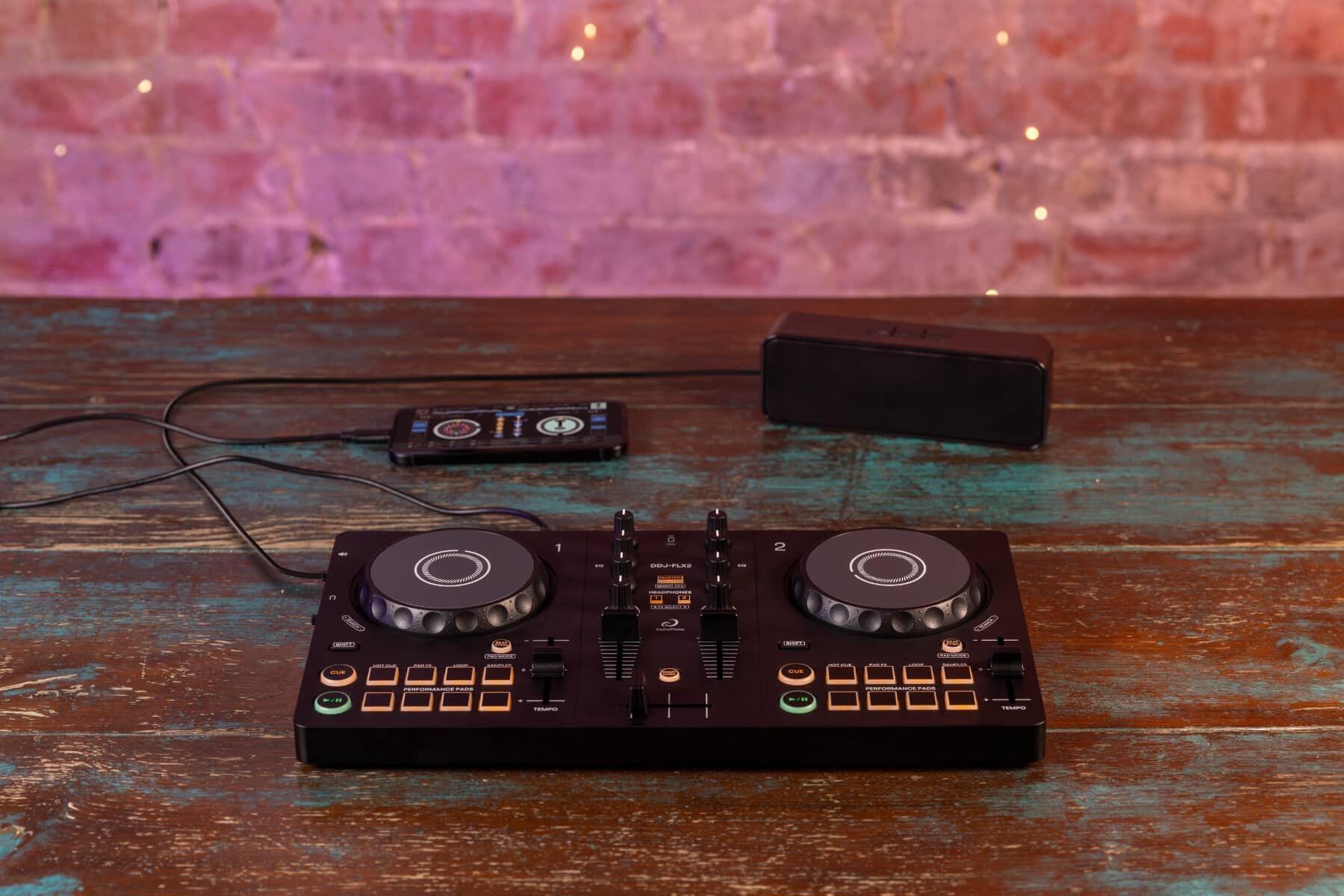 AlphaTheta DDJ-FLX2 Compact 2-channel DJ controller lifestyle image 4