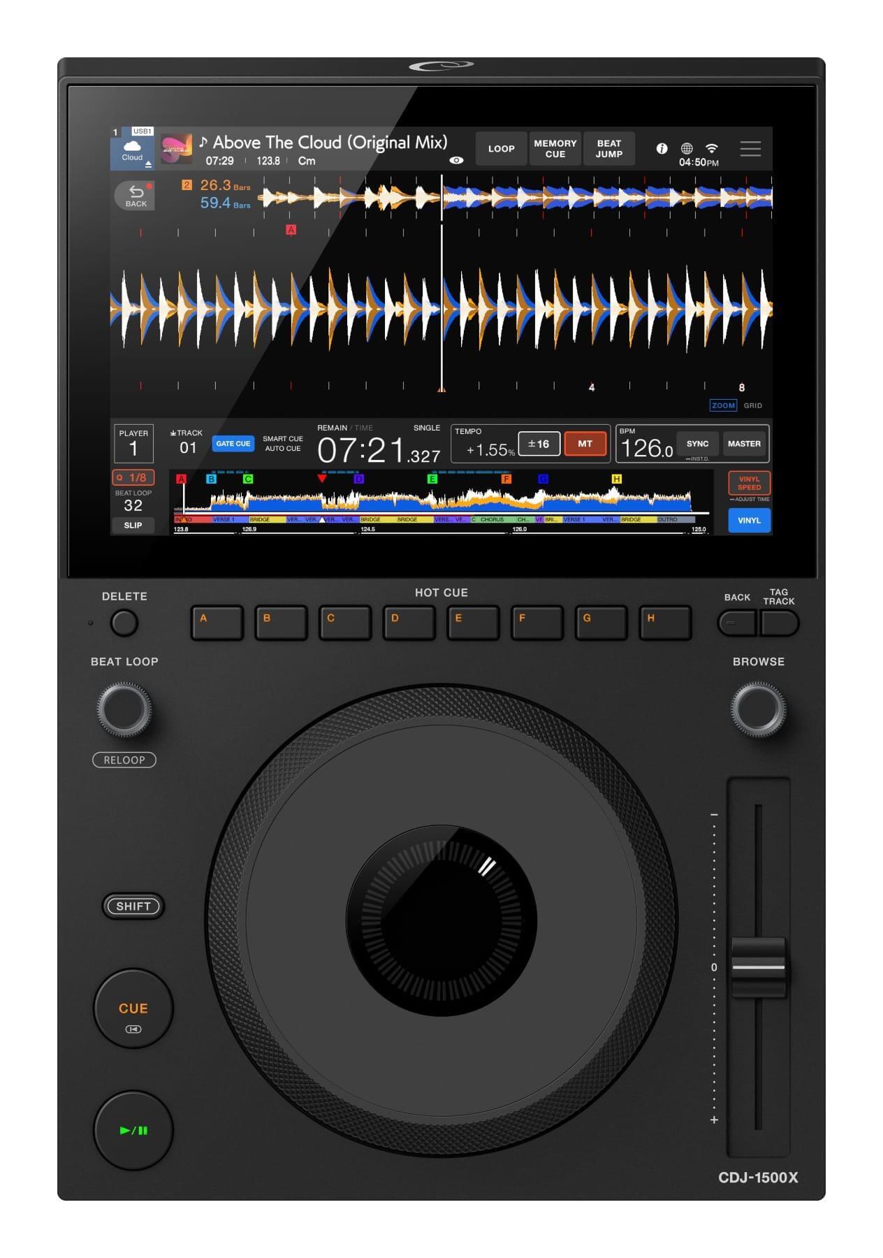 AlphaTheta CDJ-1500X DJ Multi Player top