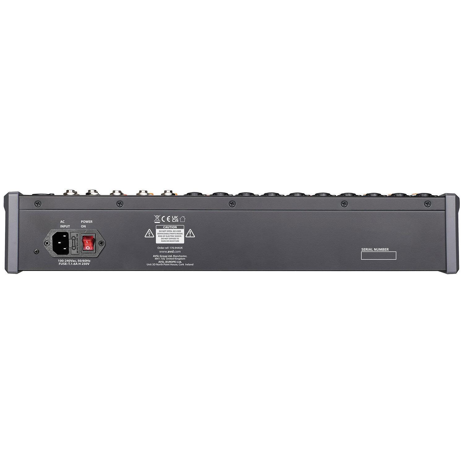 Citronic CMC-18 Live Mixing Console rear