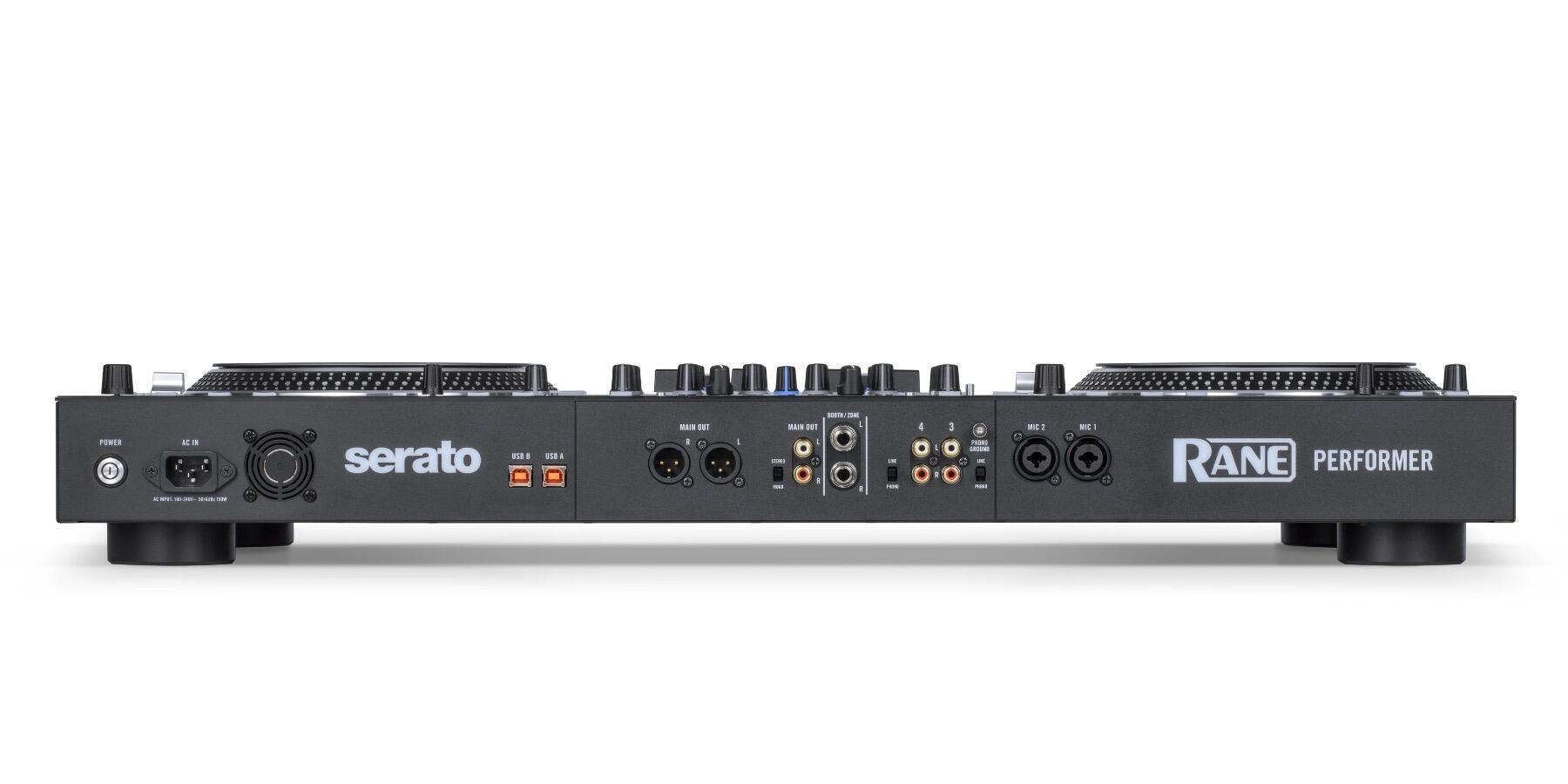 RANE PERFORMER Serato DJ Pro Controller rear