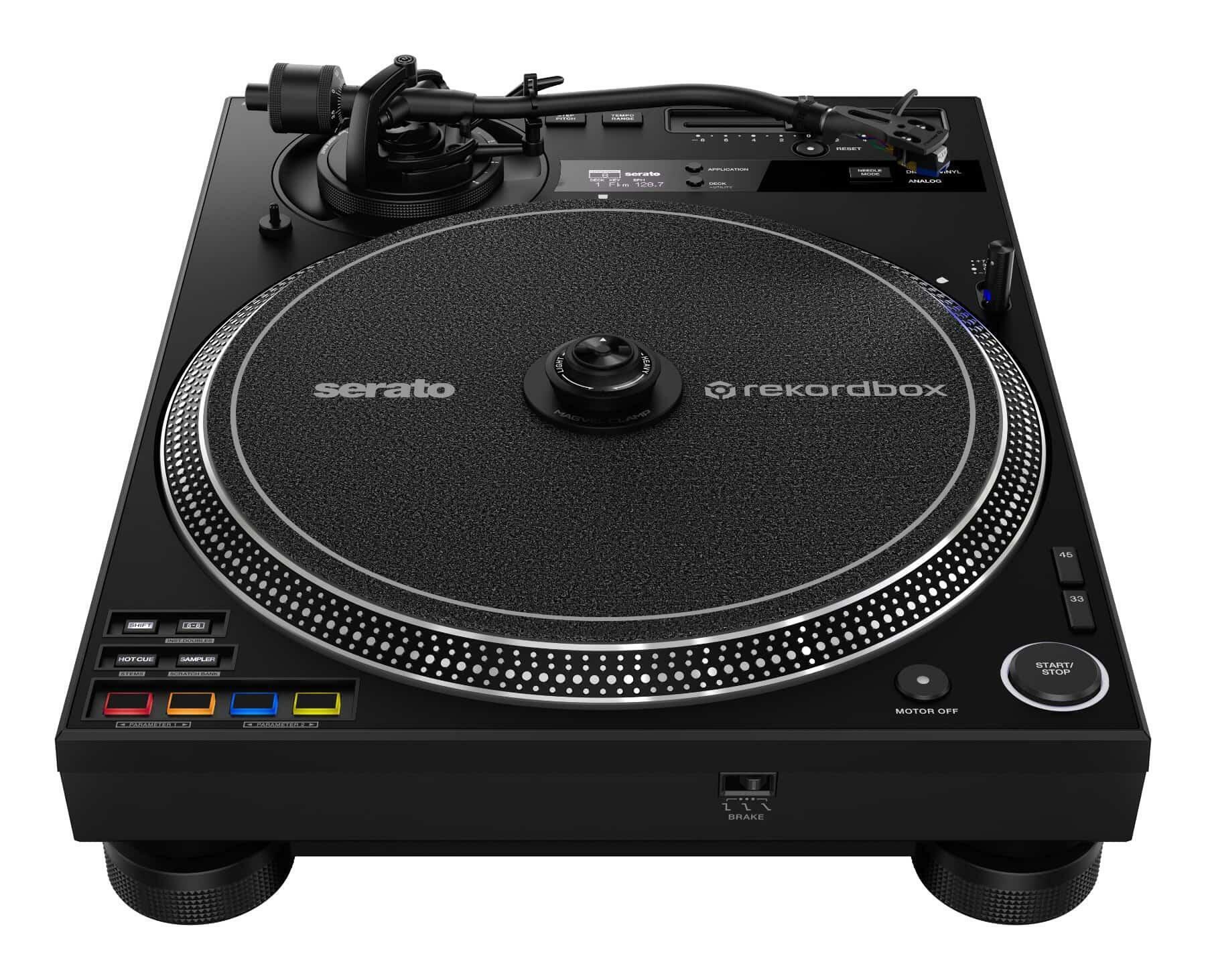 Pioneer DJ PLX-CRSS12 Hybrid Turntable front angle