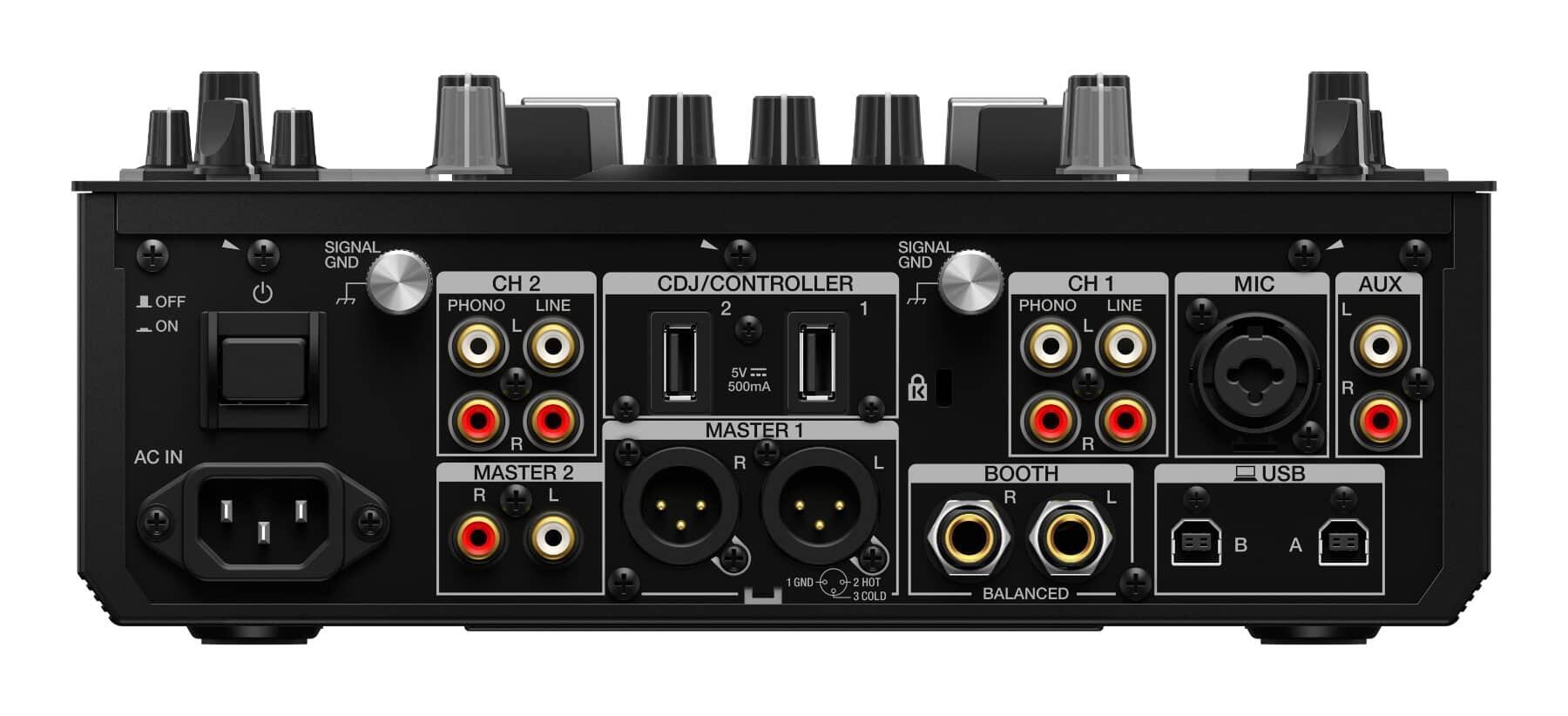 Pioneer DJ DJM-S11 Serato DJ Pro Mixer rear