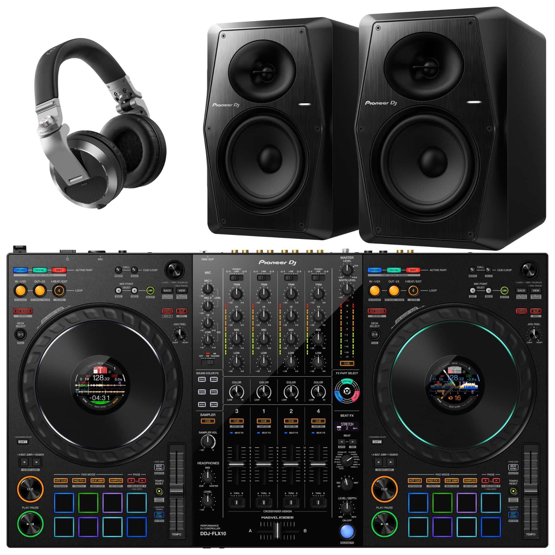 Pioneer DJ DDJ-FLX10 & VM-70 Bundle