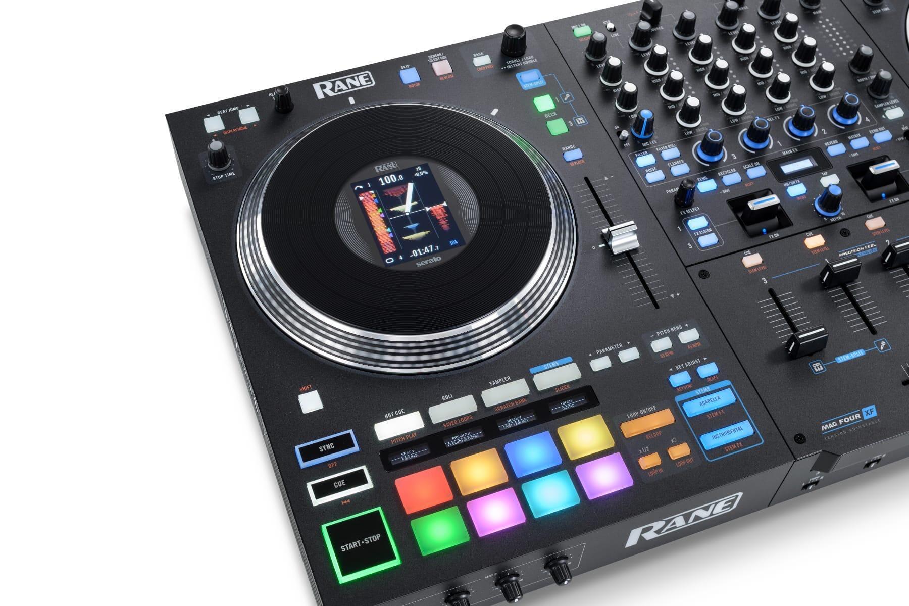 RANE PERFORMER Serato DJ Pro Controller left platter