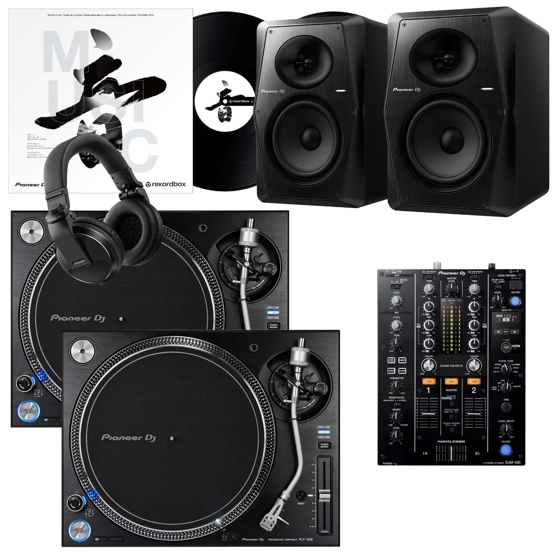 Pioneer DJ PLX-1000 & DJM-450 VM-70 Bundle