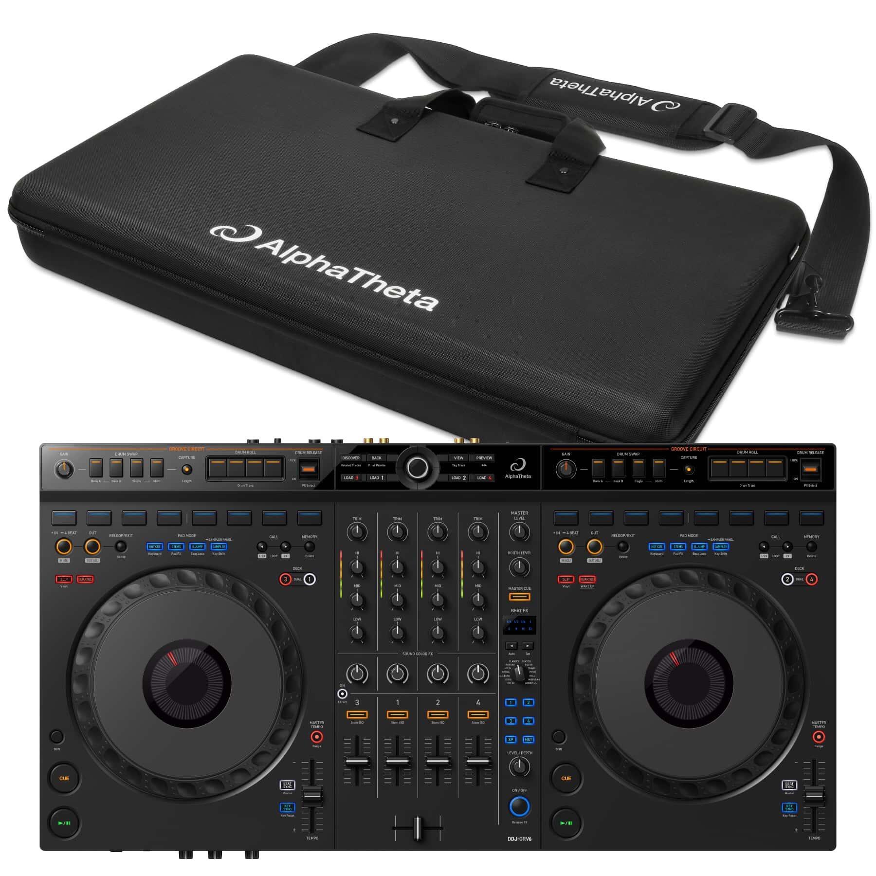 AlphaTheta DDJ-GRV6 & DJC-GRV6 Bundle