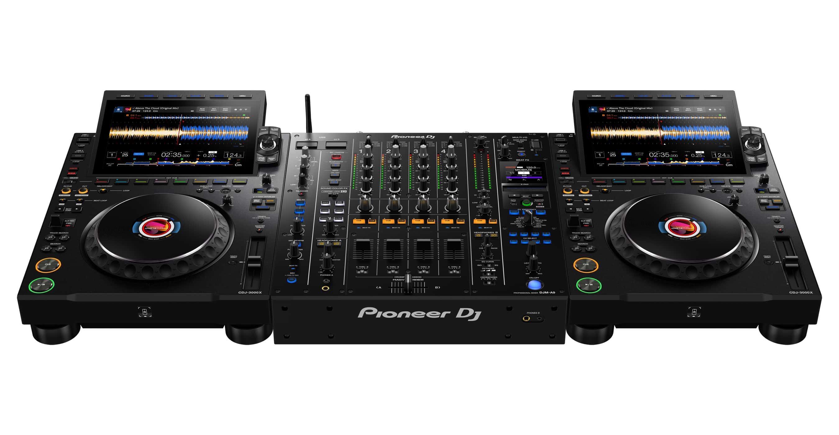 AlphaTheta CDJ-3000X & DJM-A9 Package front