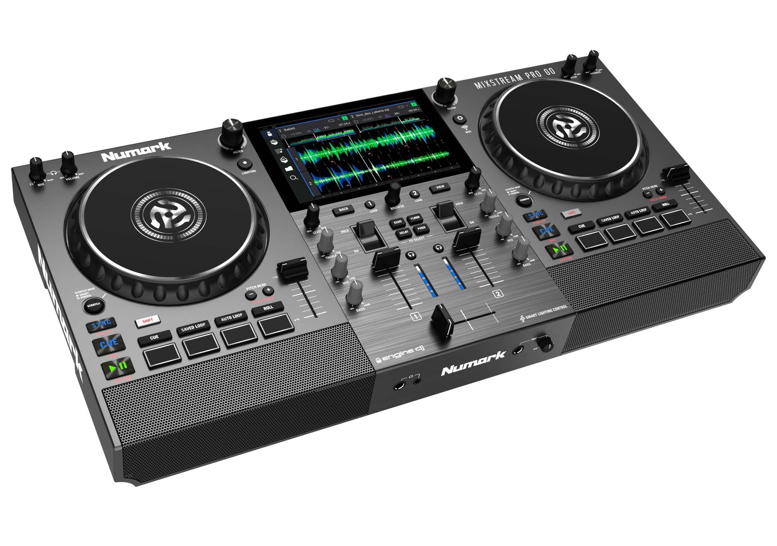 Numark Mixstream Pro Go angle