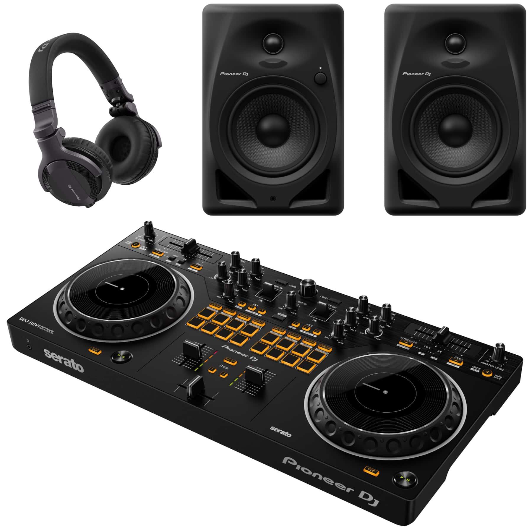 Pioneer DJ DDJ-REV1 & DM-50D Package