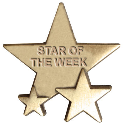 Triple Star Badge - STAR OF THE WEEK