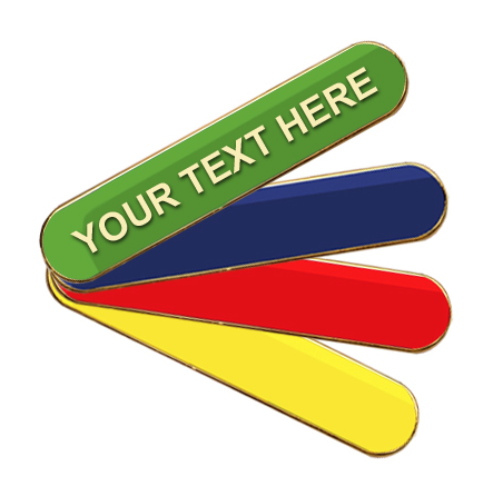 Coloured Bar Shaped Create your Own Badges