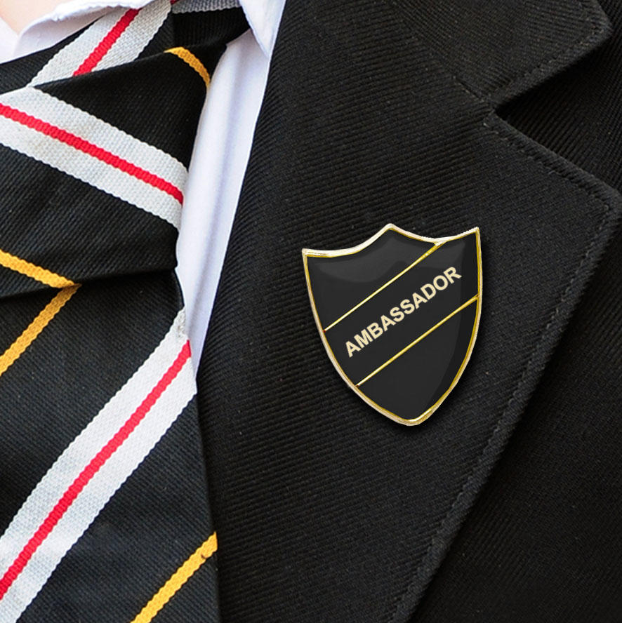 Black Ambassador Shield Badge