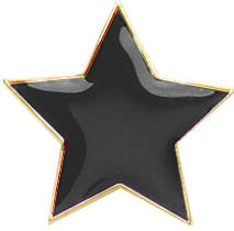 Star Badge Black