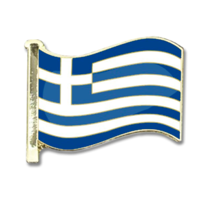 Greek Flag Badge