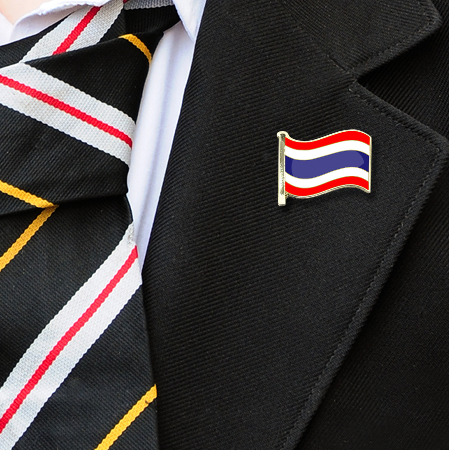 Thailand Flag Badge on Lapelle