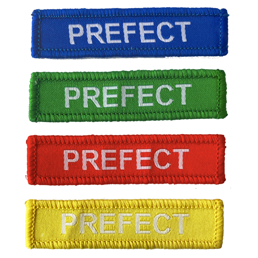prefect woven patches
