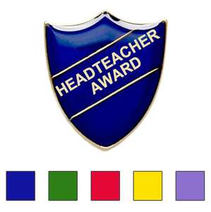 Headteacher award school badge