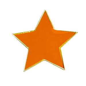Star Badge Orange