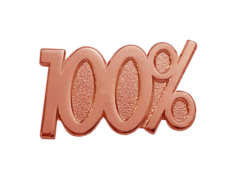 100% Bronze Badge