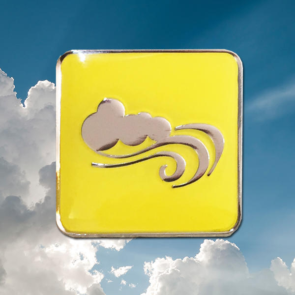 Yellow Air Elements Badge
