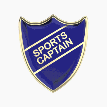 Sports captain spinning badge