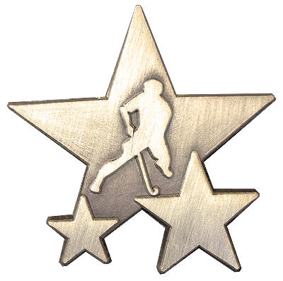 Triple Star Badge - HOCKEY