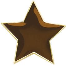 Star Badge Brown