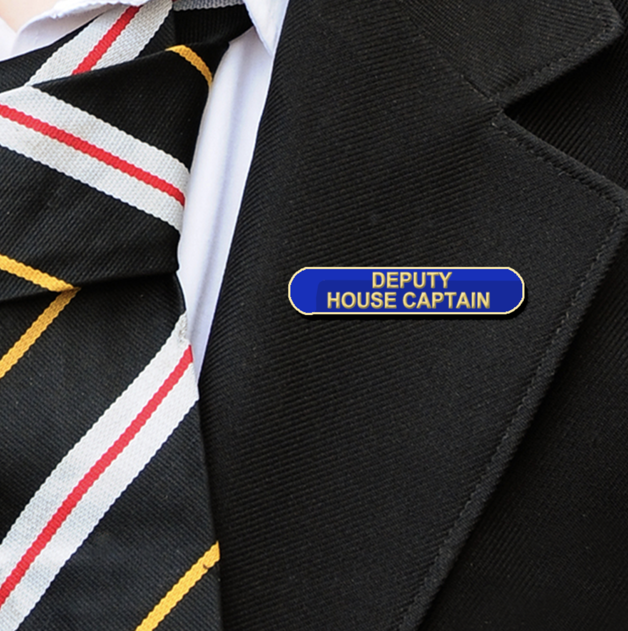 Blue Bar Shaped Deputy House Captain Badge