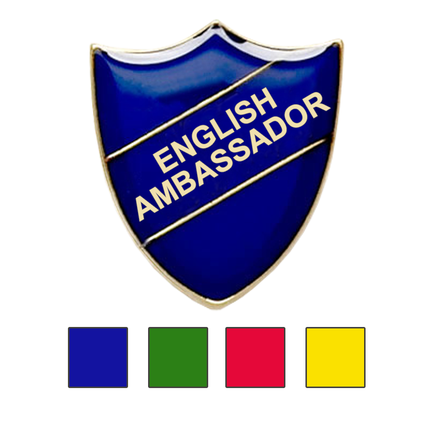 English Ambassador School Badges Shield