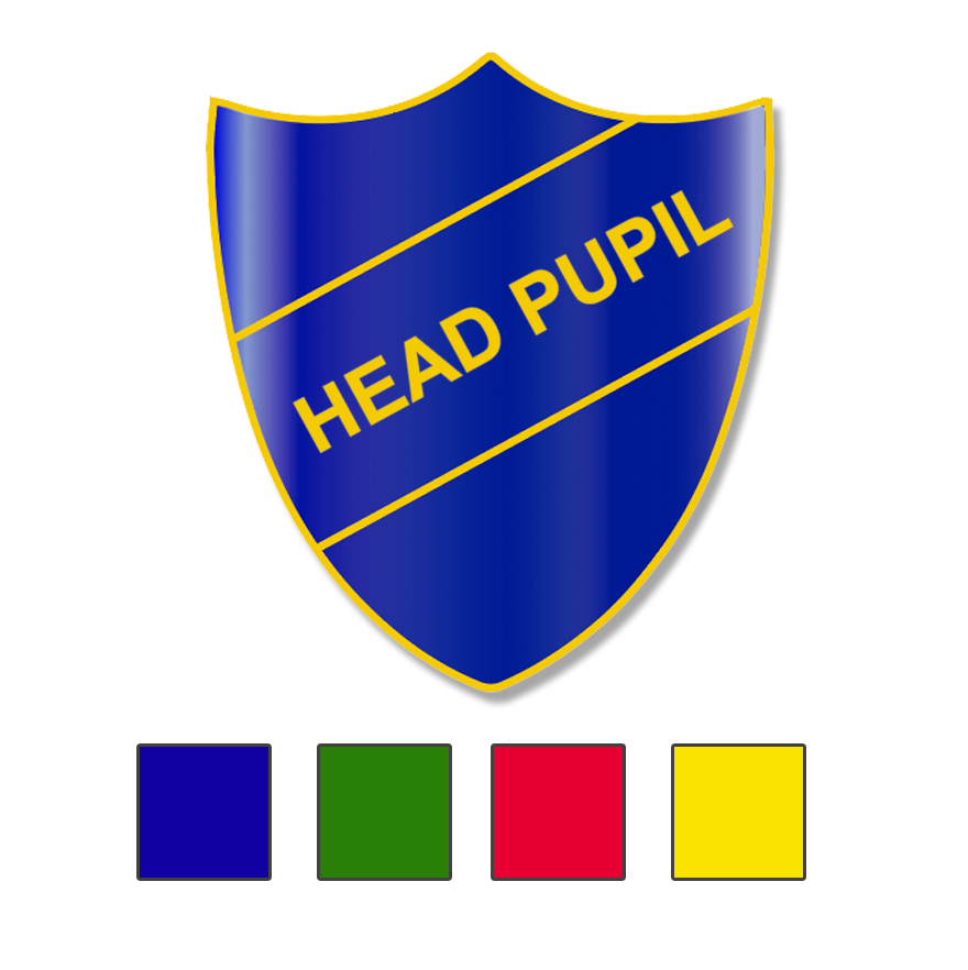 HEAD PUPIL SHIELD BADGE