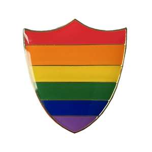 Rainbow Shield Badge