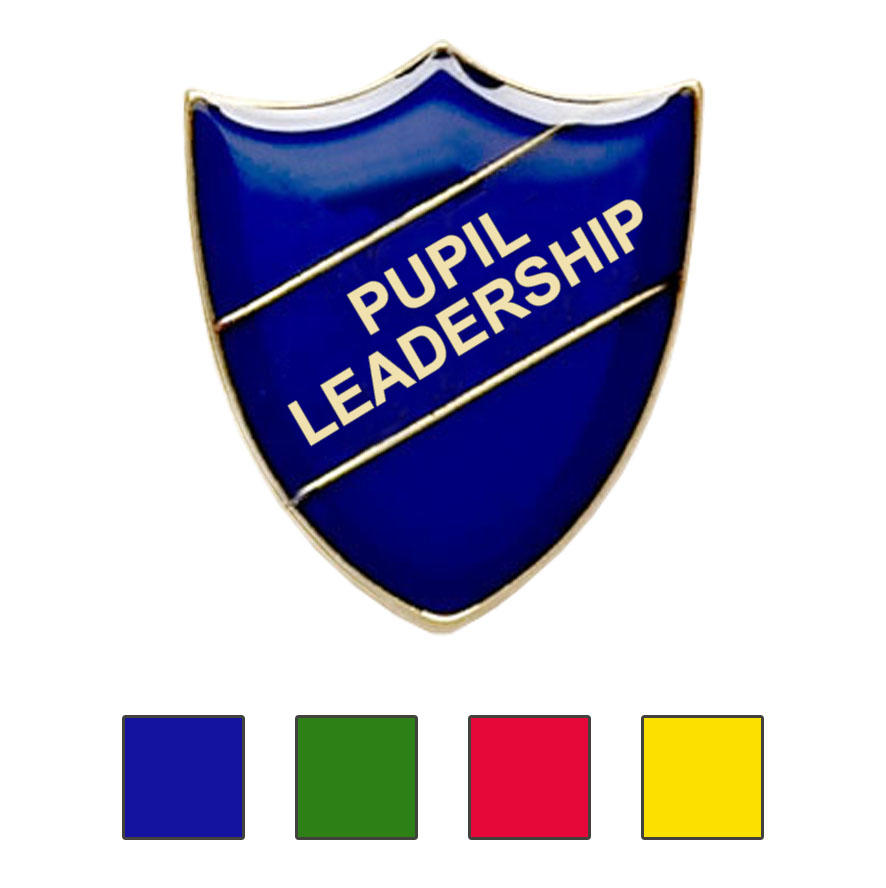 Coloured Bar Shaped Pupil Leadership Badge Badges