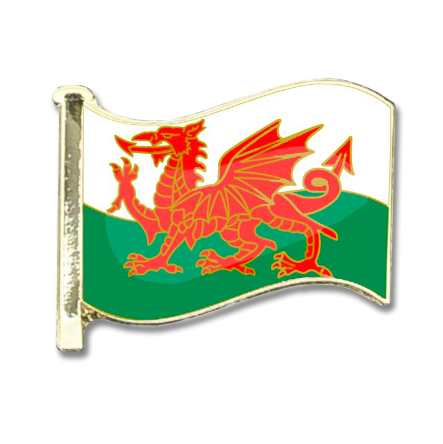 Wales Flag Badge
