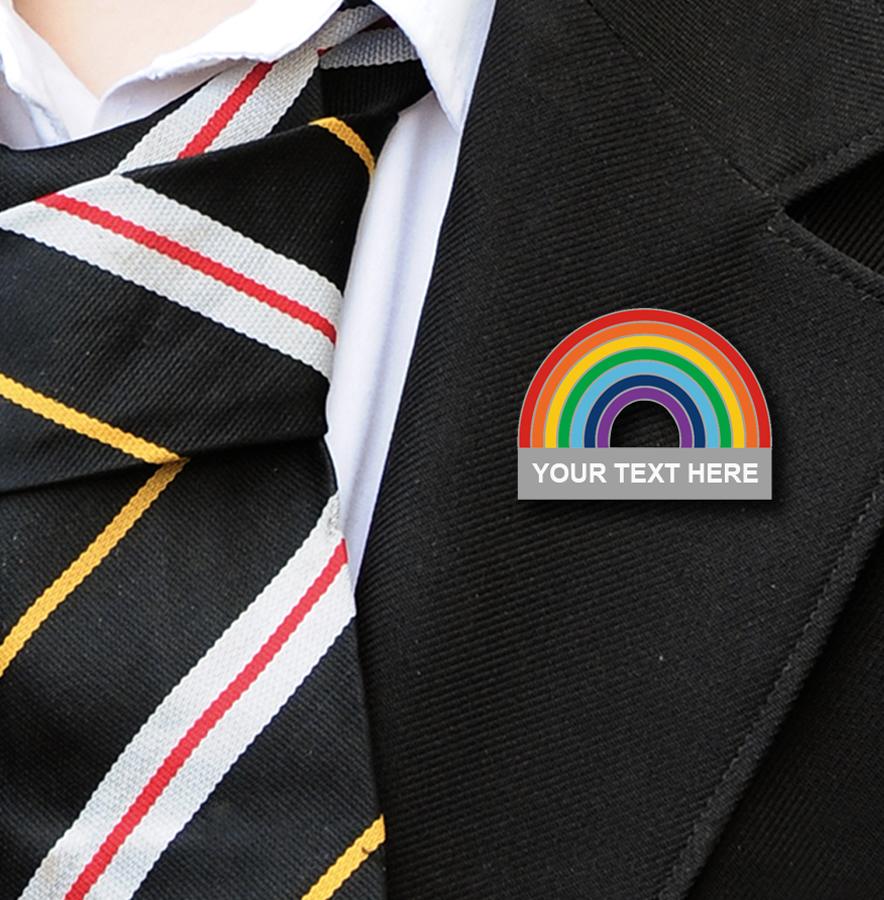 Rainbow badge on Blazer