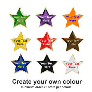 Create your own Star Badges (Coloured)