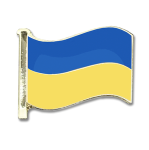 UKRAINE FLAG BADGE