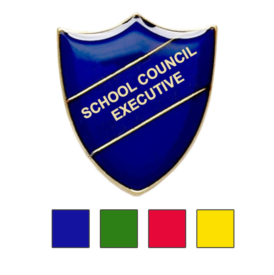 Coloured Bar Shaped School Council Executive Badges