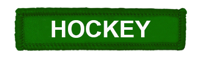 HOCKEY WOVEN PATCHES GREEN