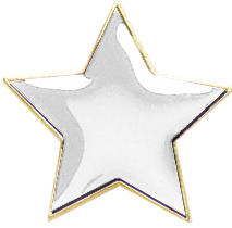 Star Badge White